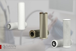 Pleated filter cartridge | Stainless steel cartridge | Activated carbon filter